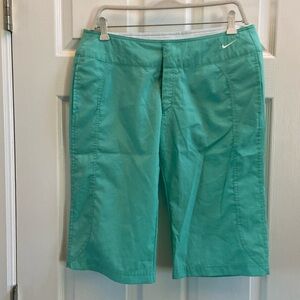 Nike- mint green- Capri/short- ladies sz M(8-10) w/ draw string